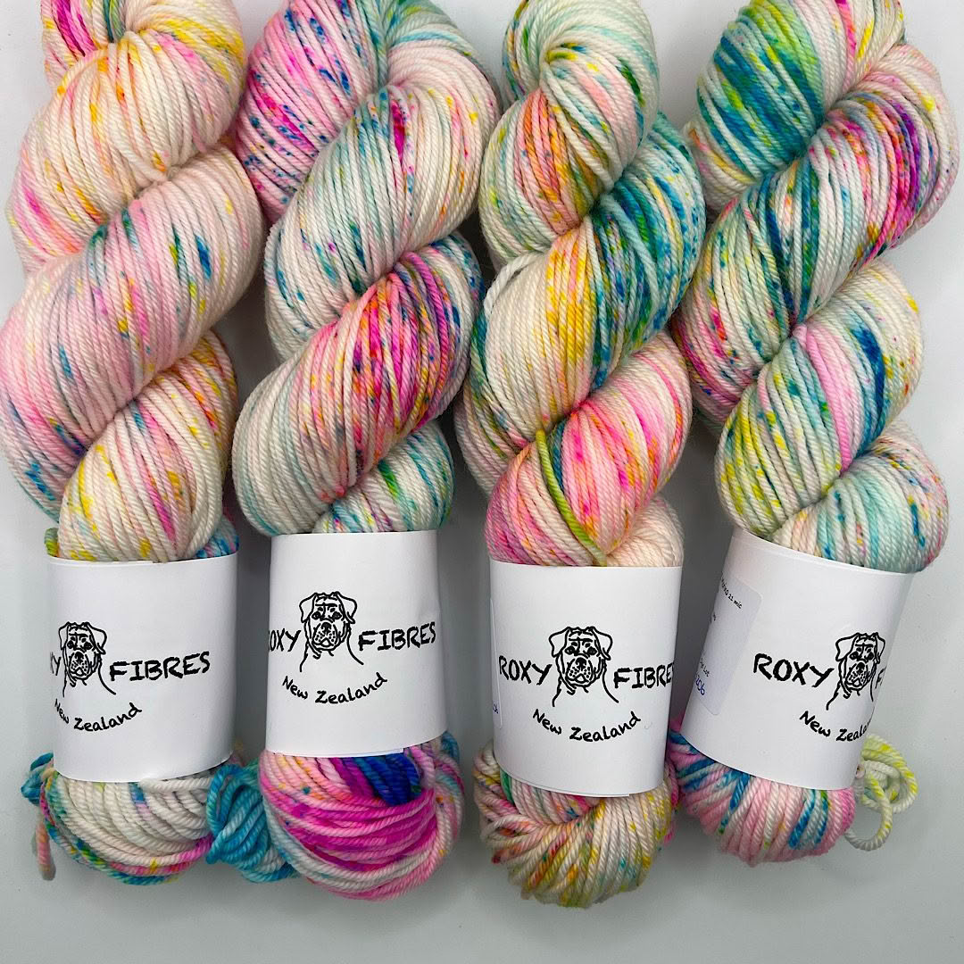 Trust 8 Ply MW Merino Rainbows and Unicorns