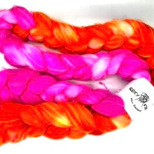 Spin Your Own Socks – Fluro Orange & Party Girl