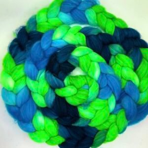 Spin Your Own Socks – Blue, Green and Navy