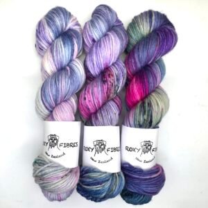 Kit of 3 skeins 8 Ply MW Merino Lavender Fade