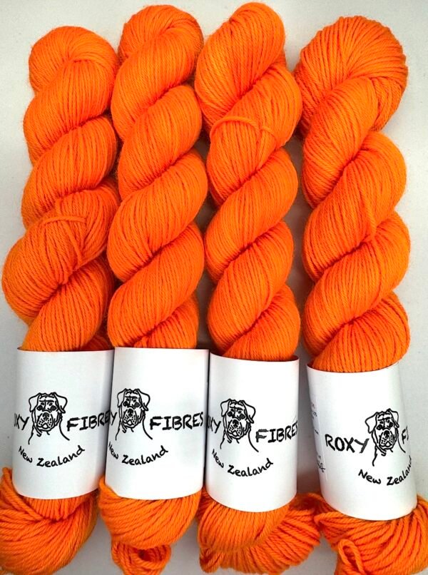 4 Ply MW Merino/Nylon Sock 50g Safety Orange