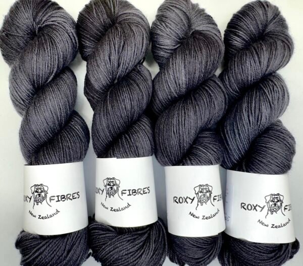 4 Ply MW Merino/Nylon Sock Noir