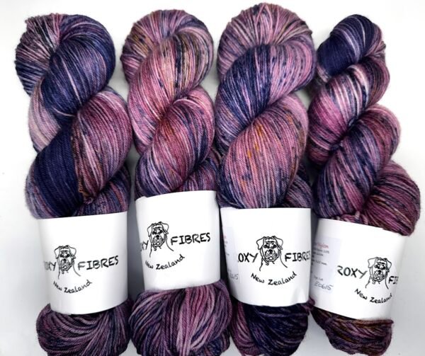 4 Ply MW Merino/Nylon Sock Blackberry Moon