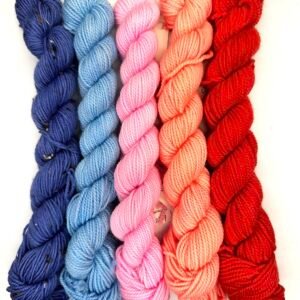 Fetch Sock Minis and Tweedy Mini Purple to Pimpernel