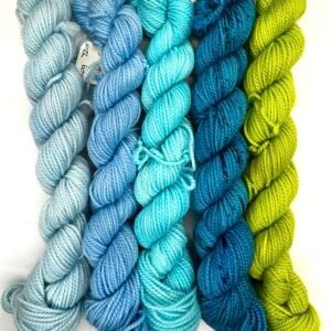 Fetch Sock Minis Pale Blue to Irradiate