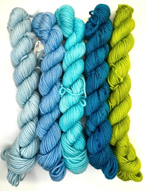 Fetch Sock Minis Pale Blue to Irradiate
