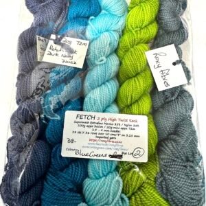 Fetch Sock Minis Blue Greens 2
